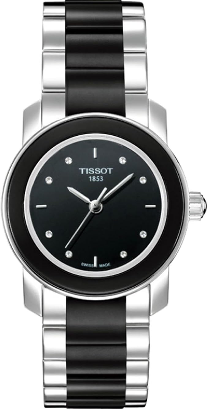 瑞士品牌 tissot 天梭 瓷艺系列石英女士手表 t064.210.22.056.00